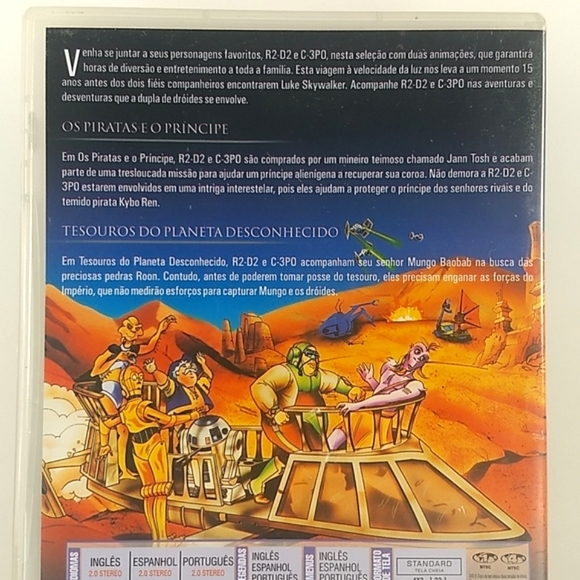 Brazilian Star Wars Animated Adventures: Droids The Animated Series, 2 Ep DVD - Picture 4 of 14